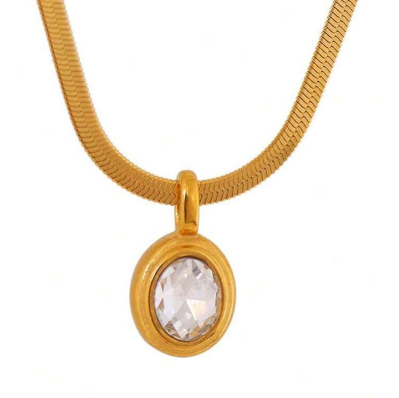 Gold Chain Diamond Necklace